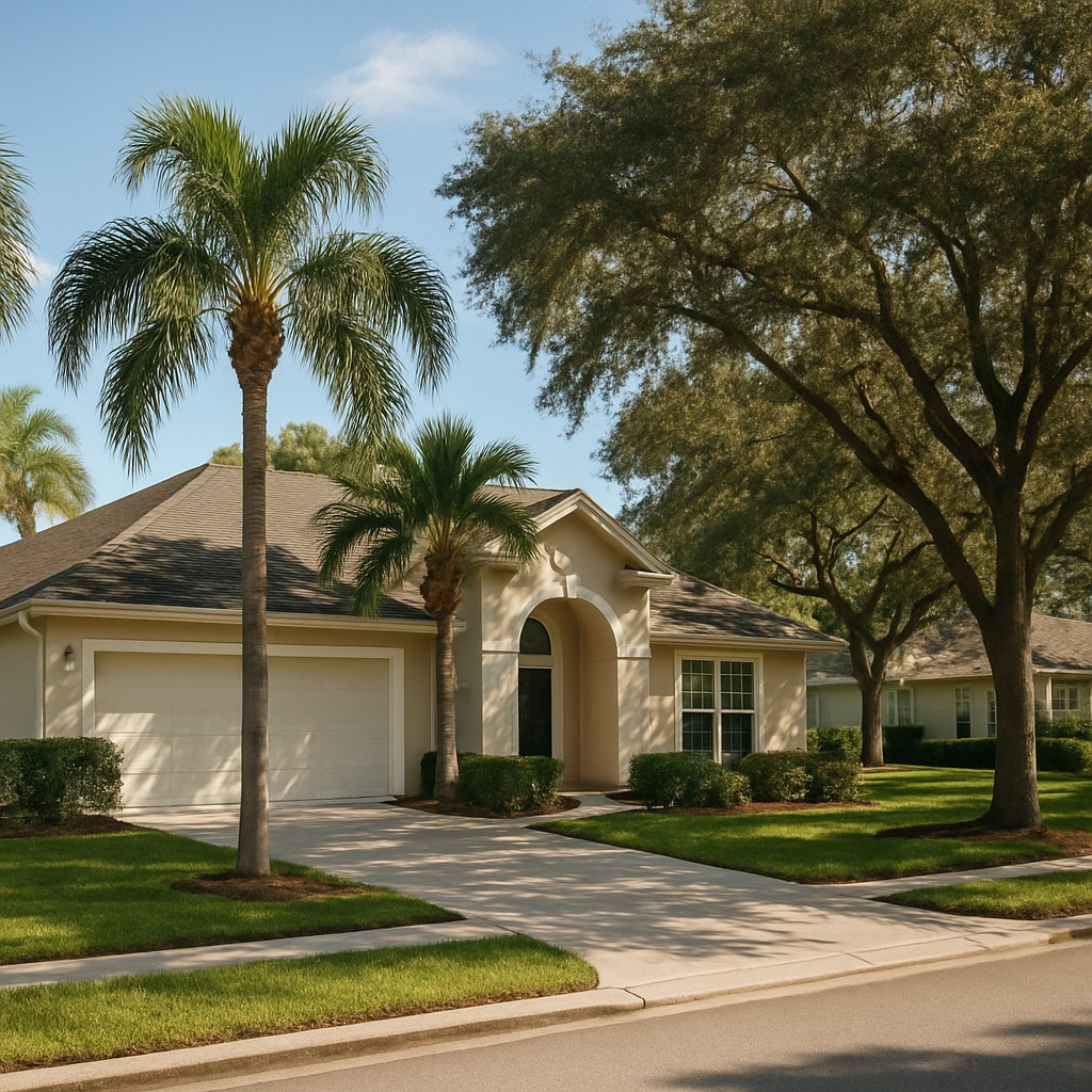 Florida Suburban Tract Home - Home Insurance Savings in Tampa Bay - Think Safe insurance